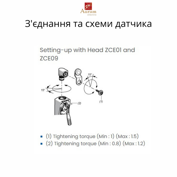 XCKP2139P16 КІНЦ. ВИМИКАЧ РОЛИК XCKP2139P16 фото